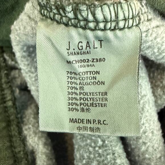 John Galt Womens Elastic Waistband Lounge Rosa Forest Green Jogger Sweatpants - Picture 10 of 10